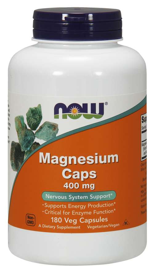Magnésium 400 mg - NOW Foods.