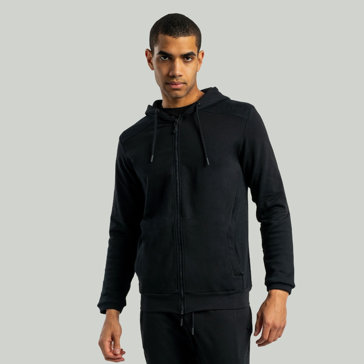 ALPHA Sweat à capuche Noir - STRIX