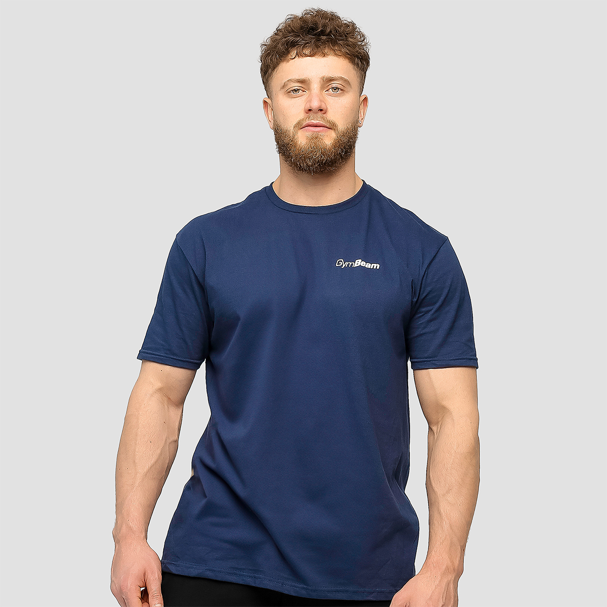 T-shirt basique bleu marine - GymBeam.