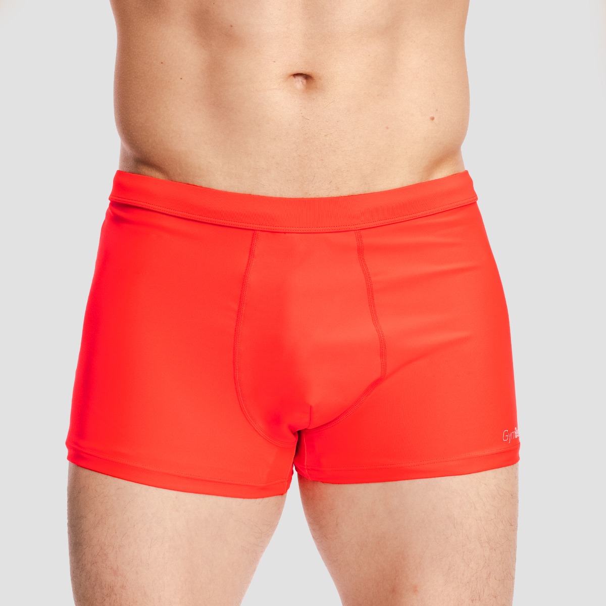 Shorts de bain pour hommes PRO, couleur rouge - GymBeam.