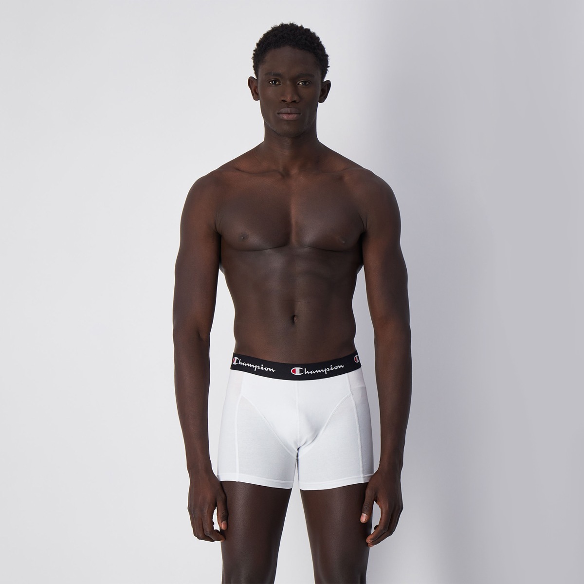 Men‘s Smooth Seam Boxers 2Pack White/Black - Champion