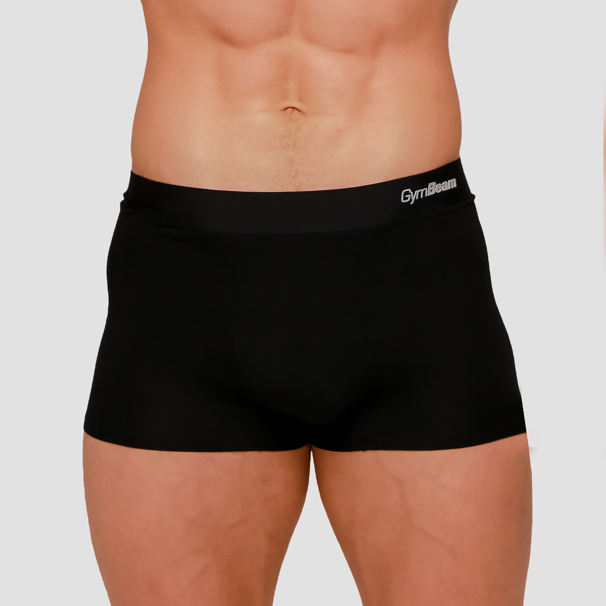 Boxers homme, coupe souple, lot de 2, couleur noire - GymBeam.