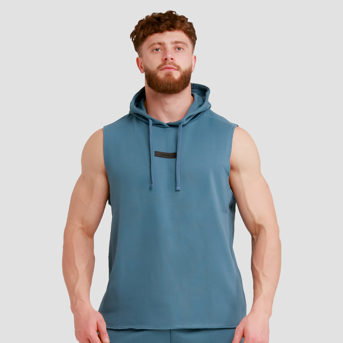 T-shirt sans manches pour hommes, couleur bleu - GymBeam.