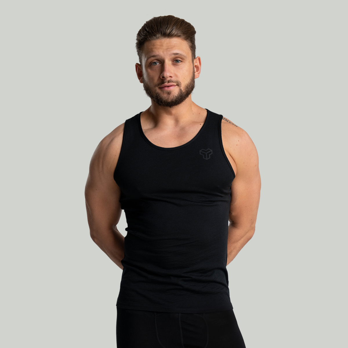 MERINO I - Débardeur noir - STRIX