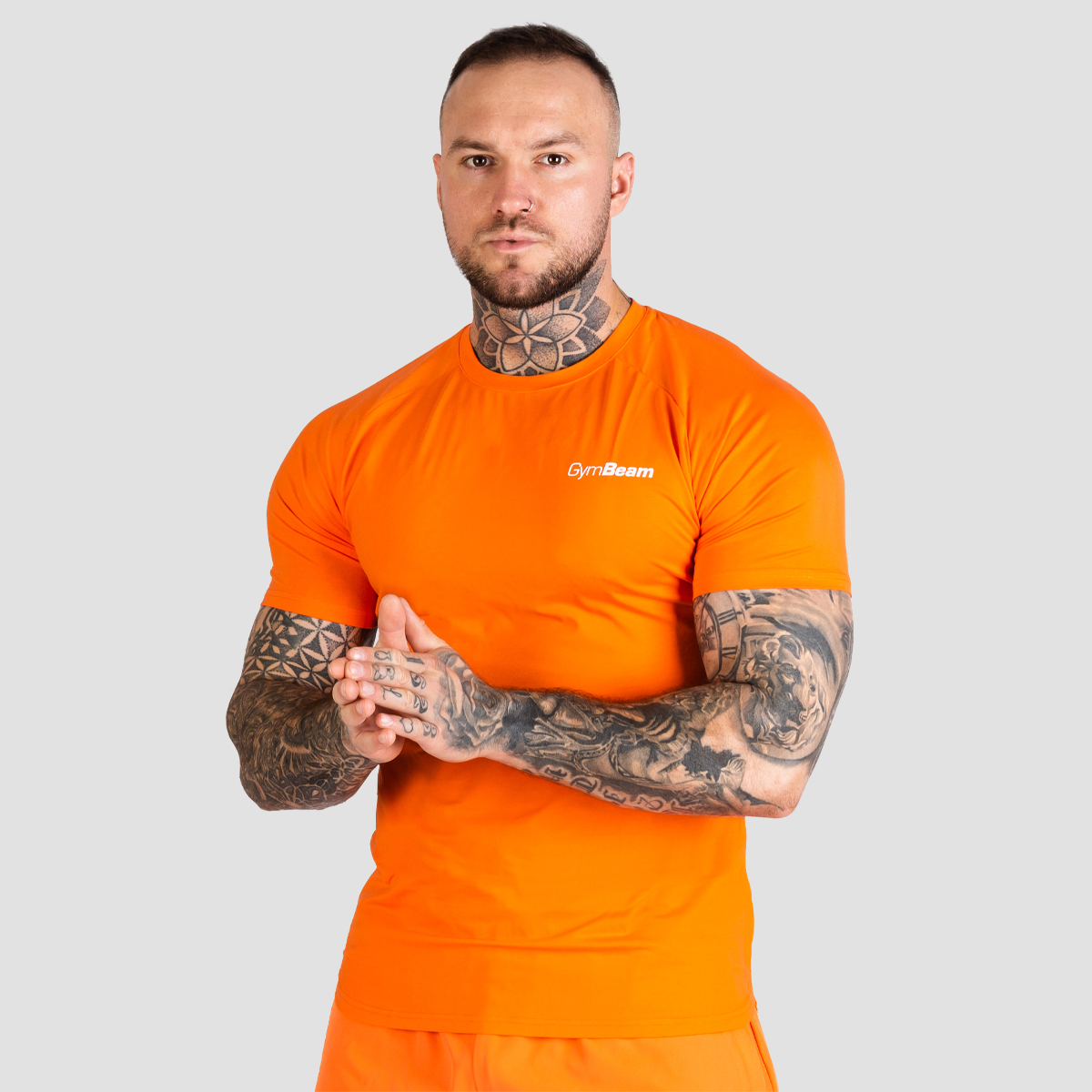 TRN T-shirt ajusté, couleur orange - GymBeam.