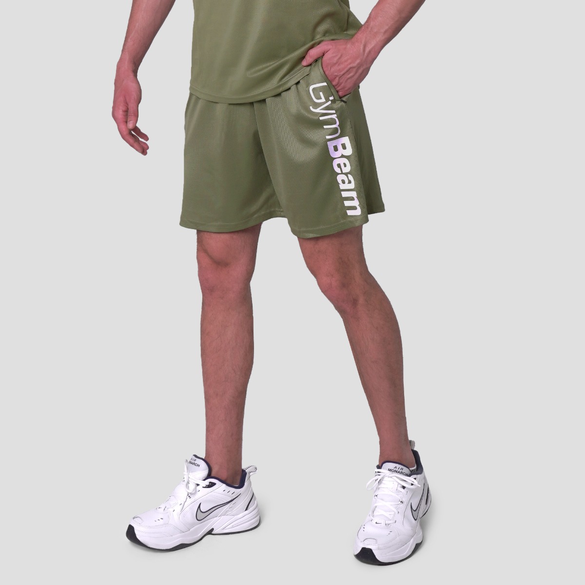 Shorts Mesh Essence Green - GymBeam