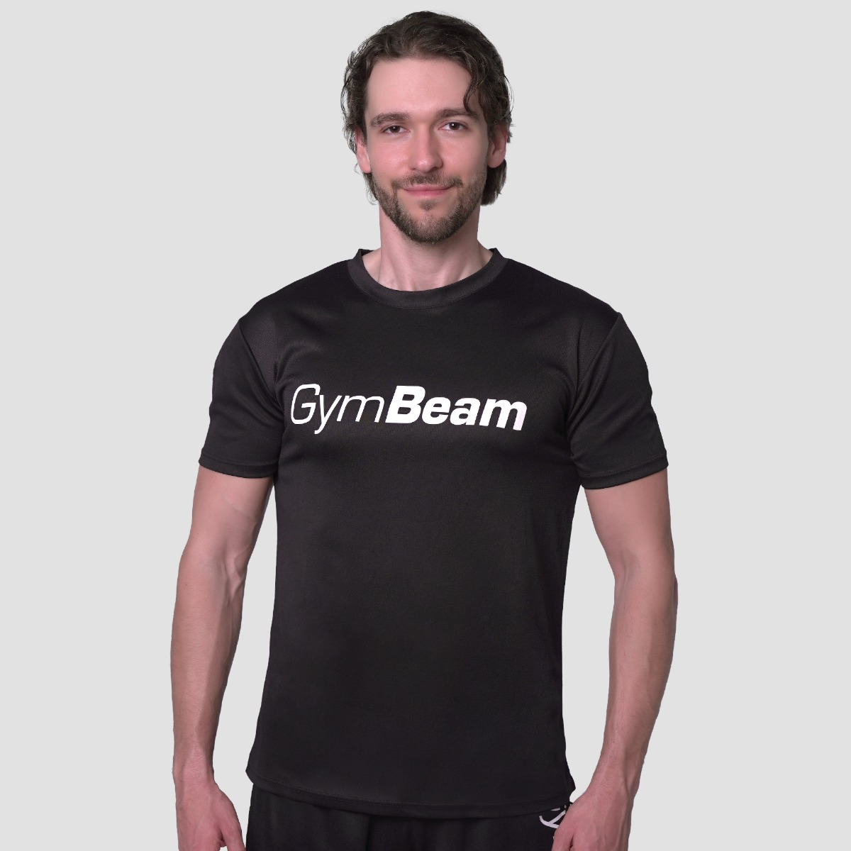 T-shirt Mesh Essence Noir - GymBeam