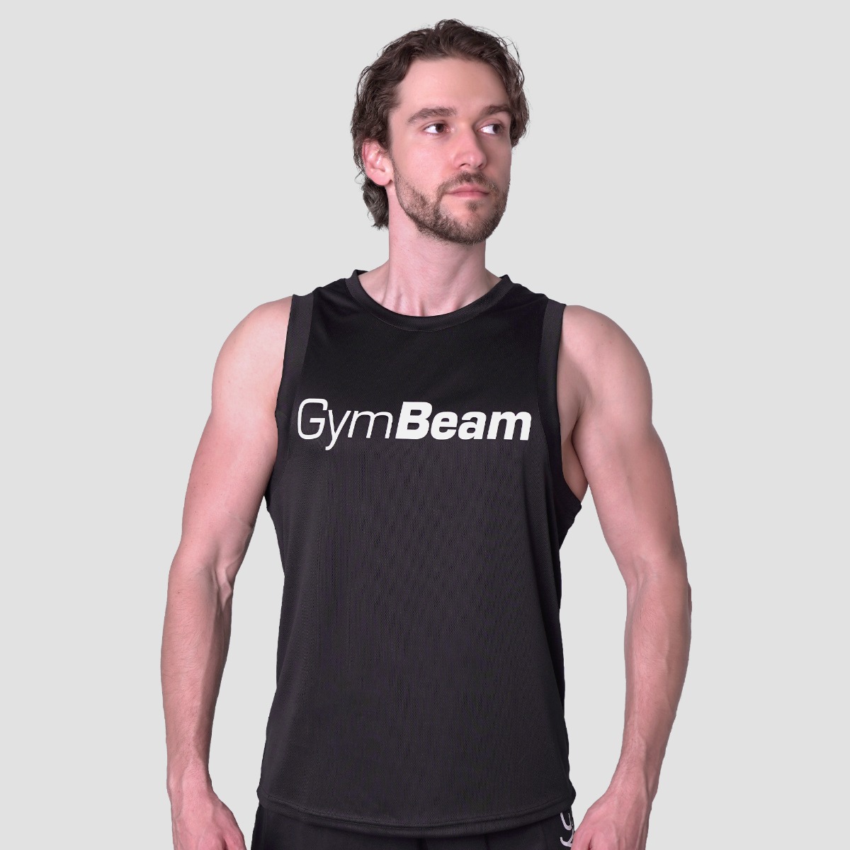 Mesh Tank Top Essence Noir - GymBeam