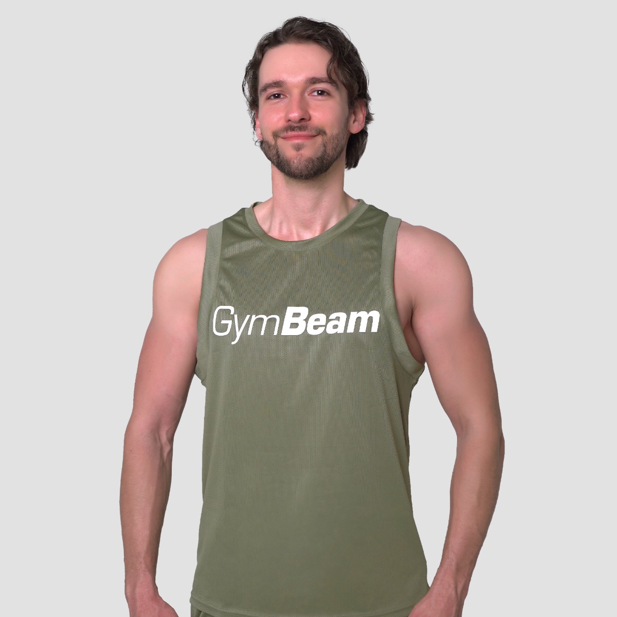 Mesh Tank Top Essence Green - GymBeam