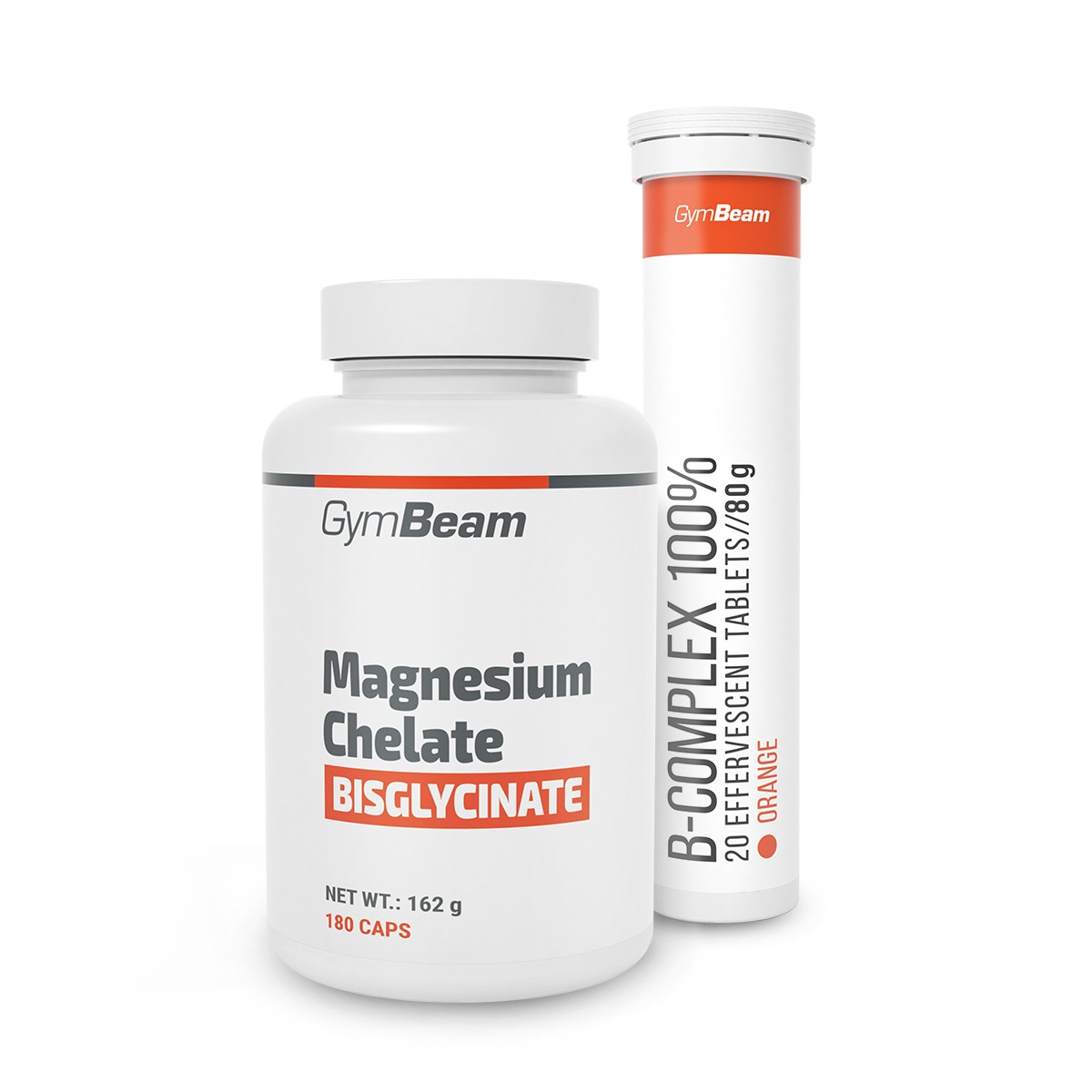 Magnésium Chélaté (Bisglycinate) - GymBeam + cadeau.