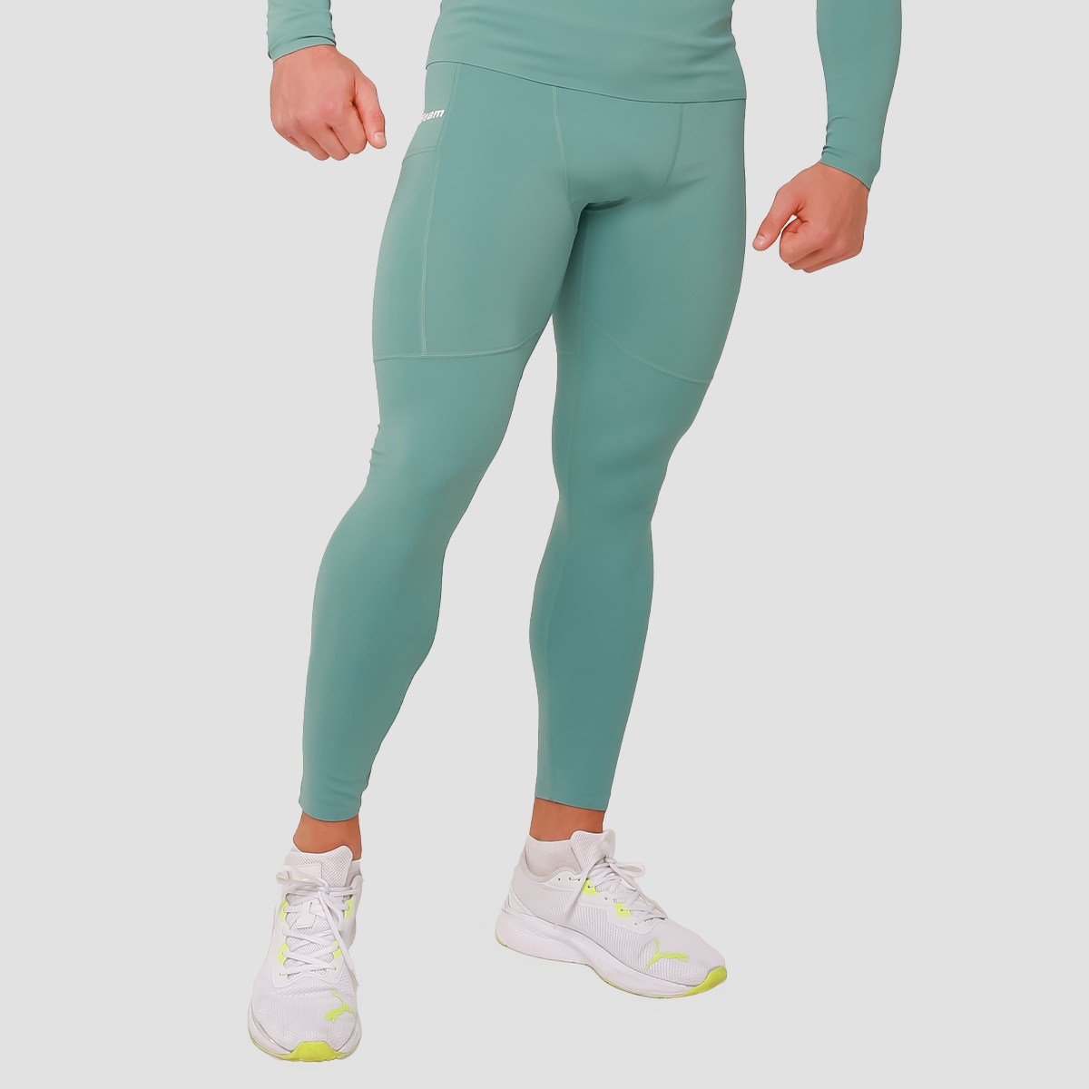 Leggings de compression bleu - GymBeam