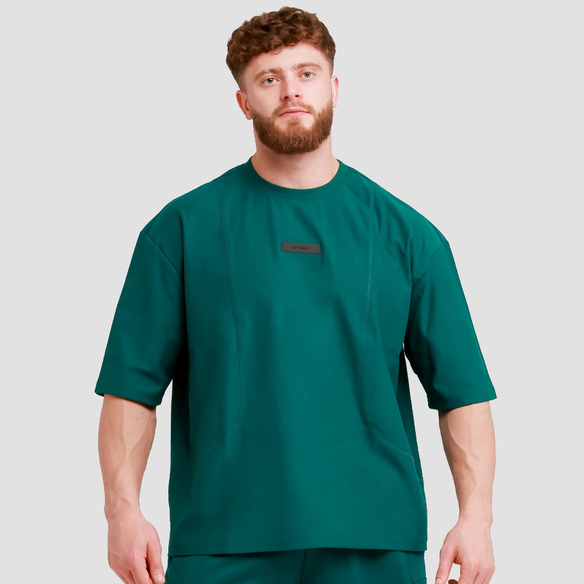 T-shirt oversize "Unstoppable", couleur vert - GymBeam.
