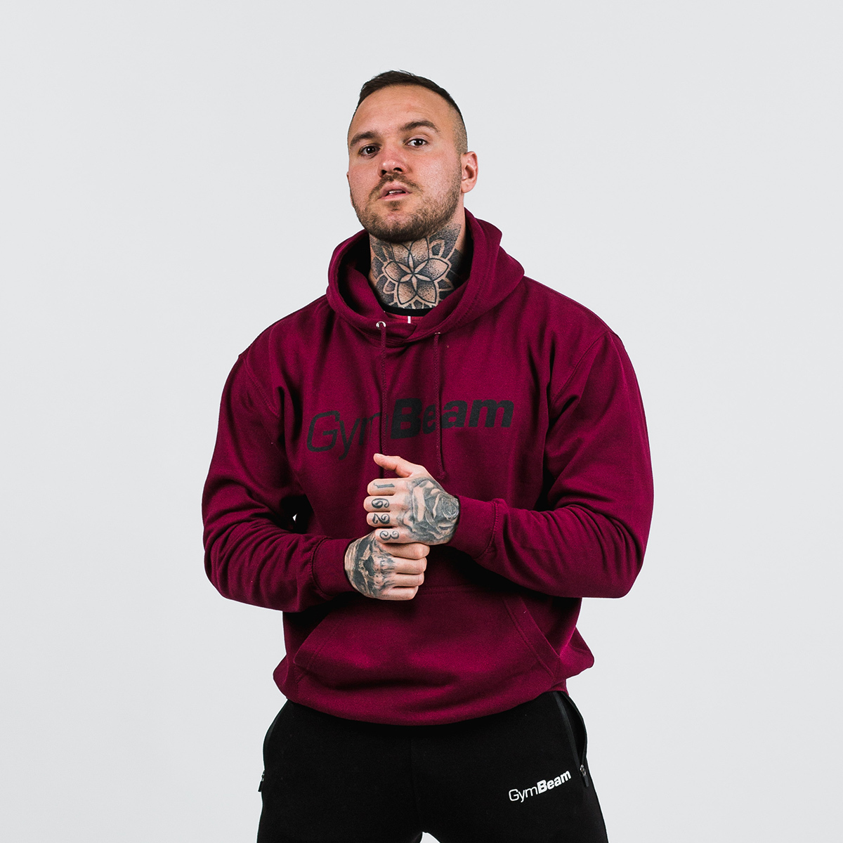 PRO Hoodie Bourgogne - GymBeam