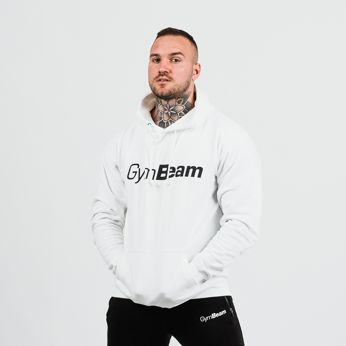 PRO Hoodie Blanc - GymBeam