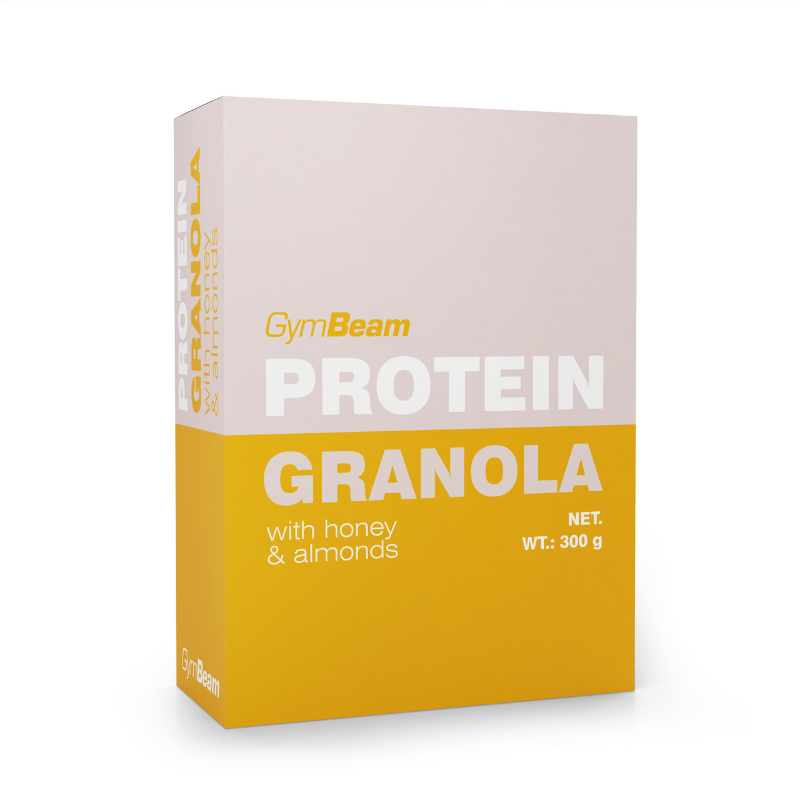 Granola protéinée au miel et aux amandes – GymBeam.