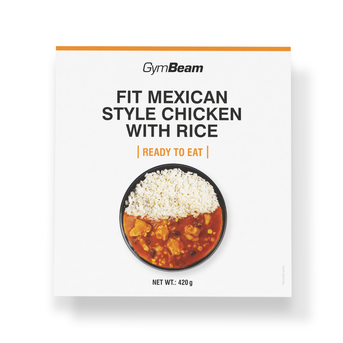 FIT, poulet façon mexicaine prêt à manger avec du riz – GymBeam.