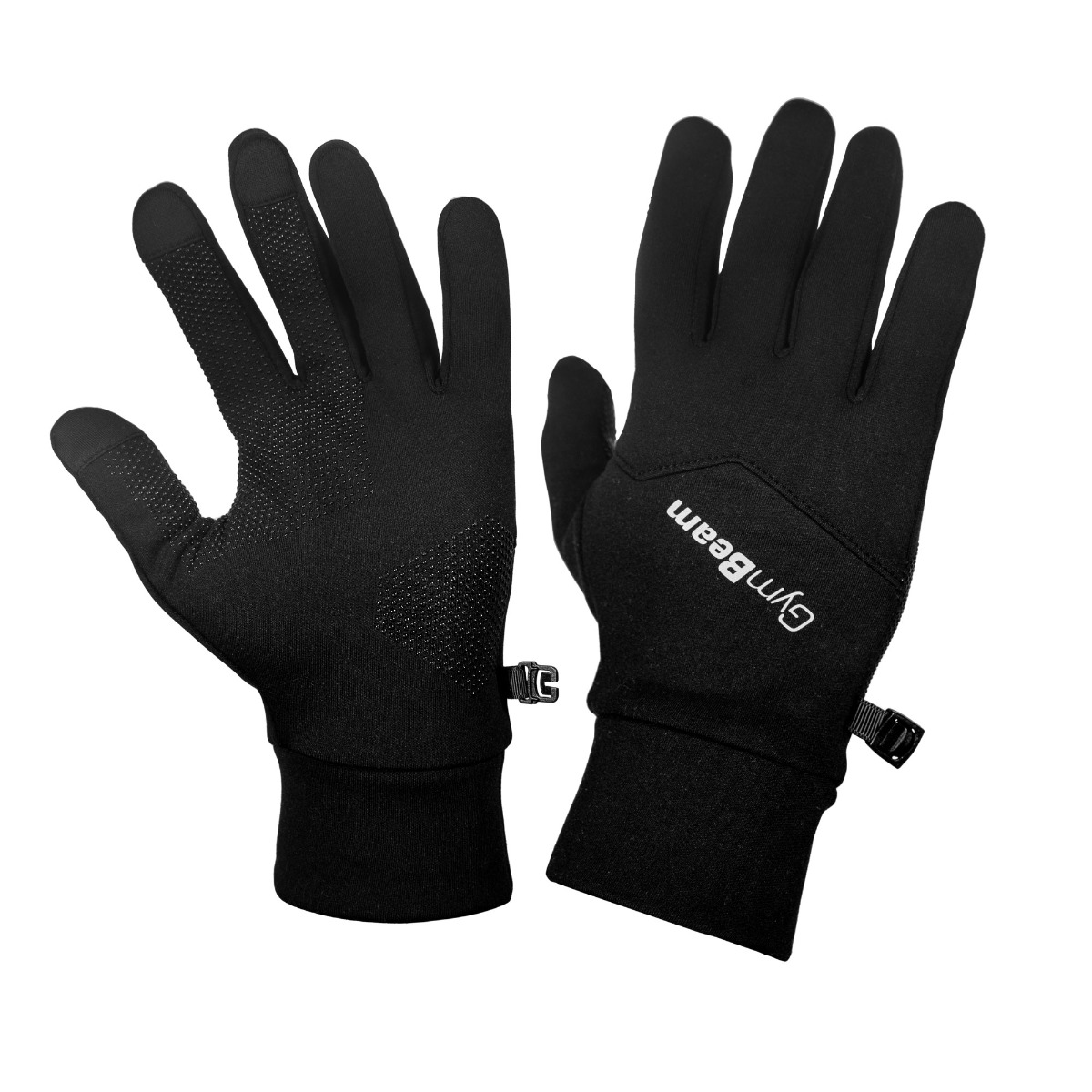 Gants de course Unstoppable, couleur noire - GymBeam.