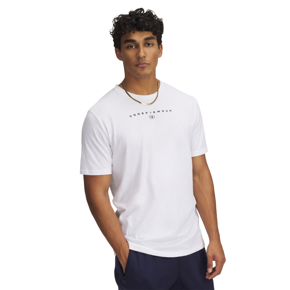 Stacked Logo SS T-shirt White - Under Armour