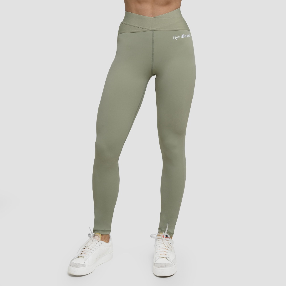 Leggings de sport Agile pour femmes – couleur sauge – GymBeam.