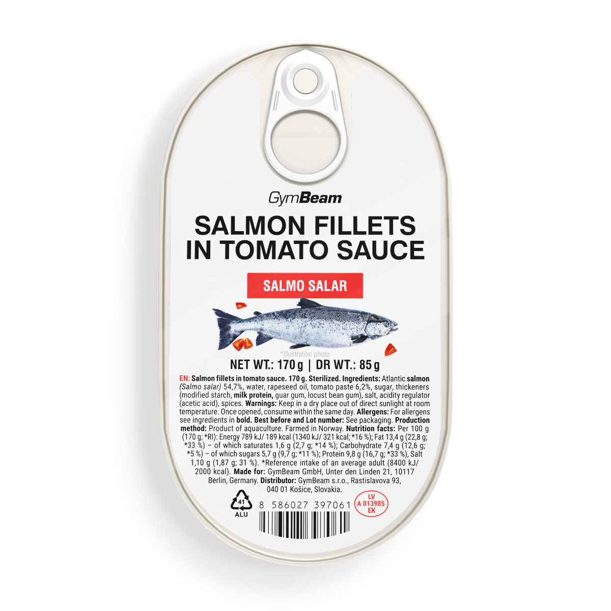 Filets de saumon en sauce tomate – GymBeam.