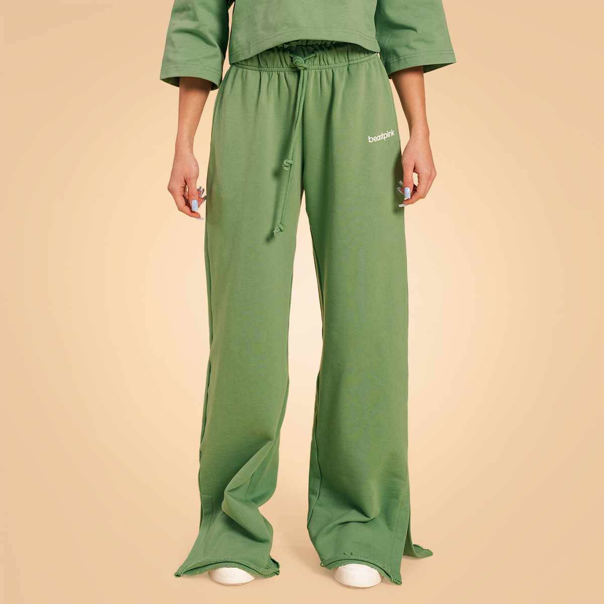 Pantalon de jogging Serenity pour femmes, couleur Olivine - BeastPink.