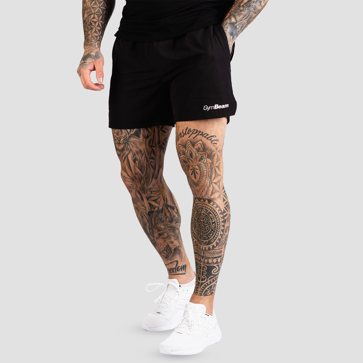 TRN Shorts Noir - GymBeam