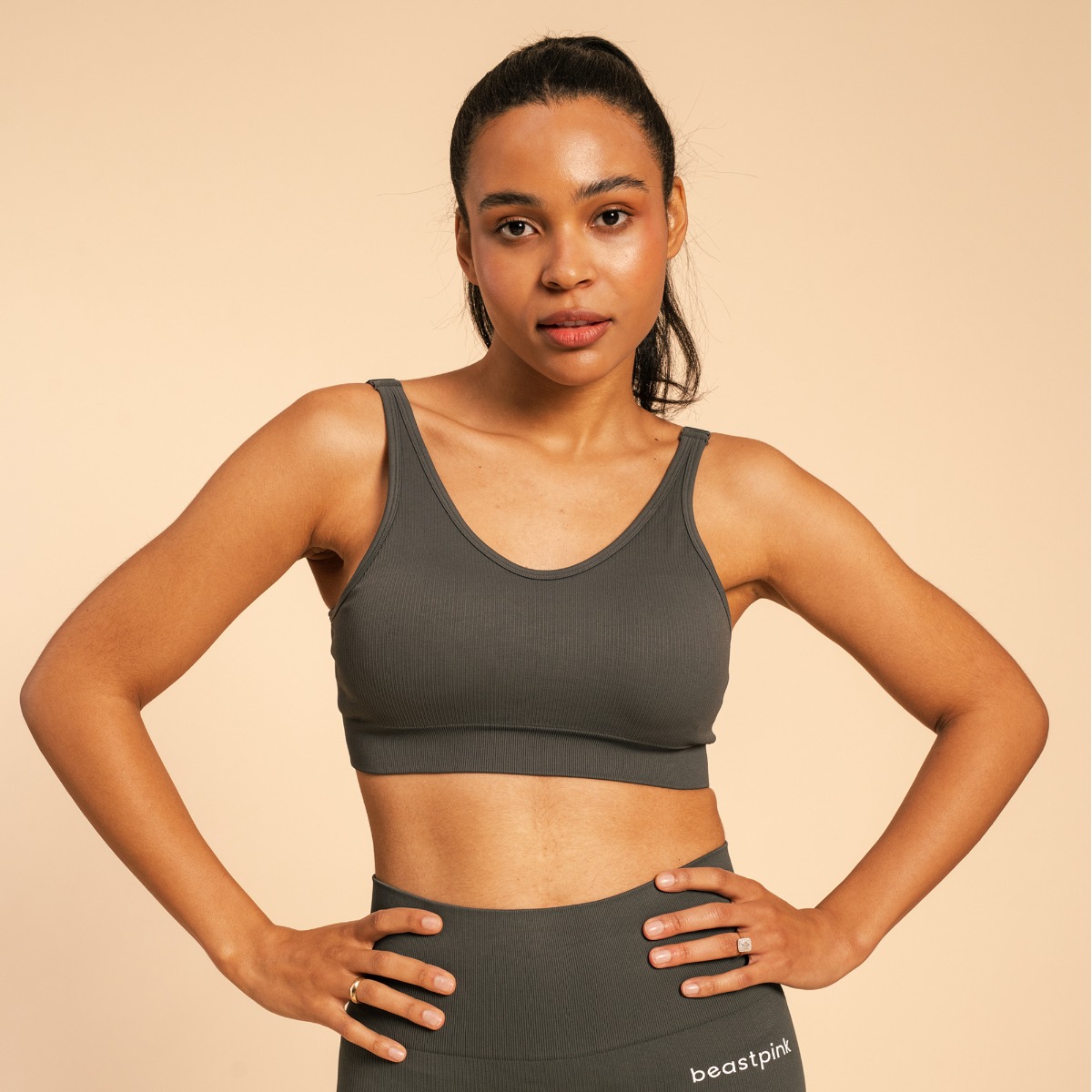 Soutien-gorge de sport Hyper – Shadow – BeastPink.