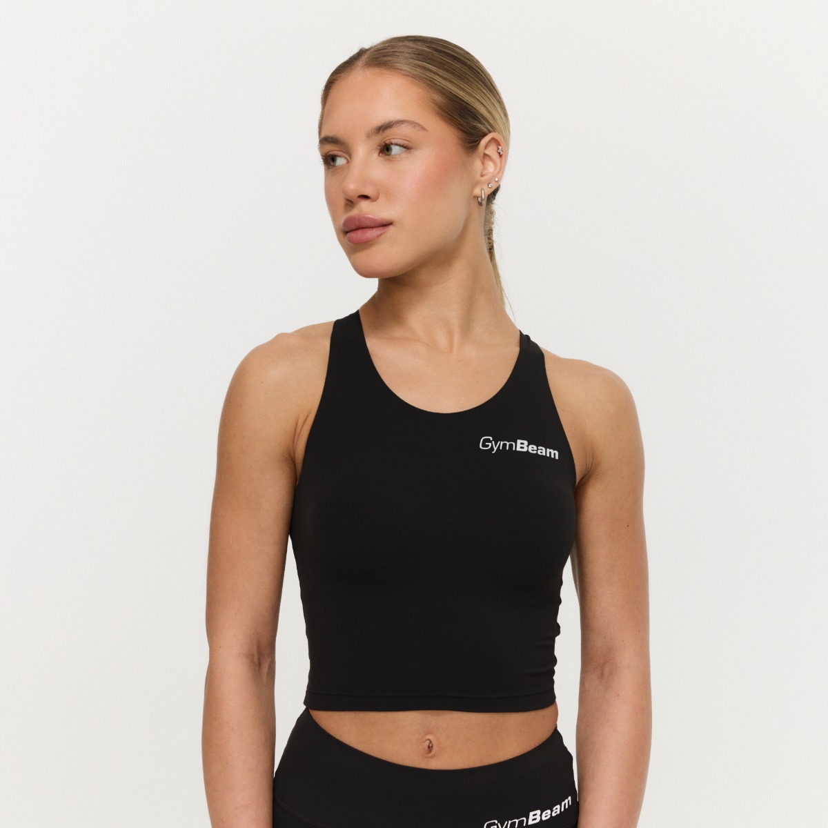 Top de sport femme BEAT Sports, couleur noire - GymBeam.