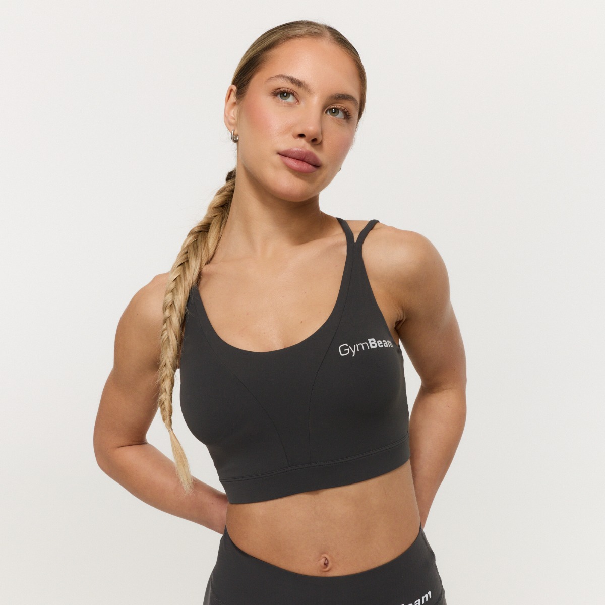 BEAT Sports Bra, couleur anthracite – GymBeam.