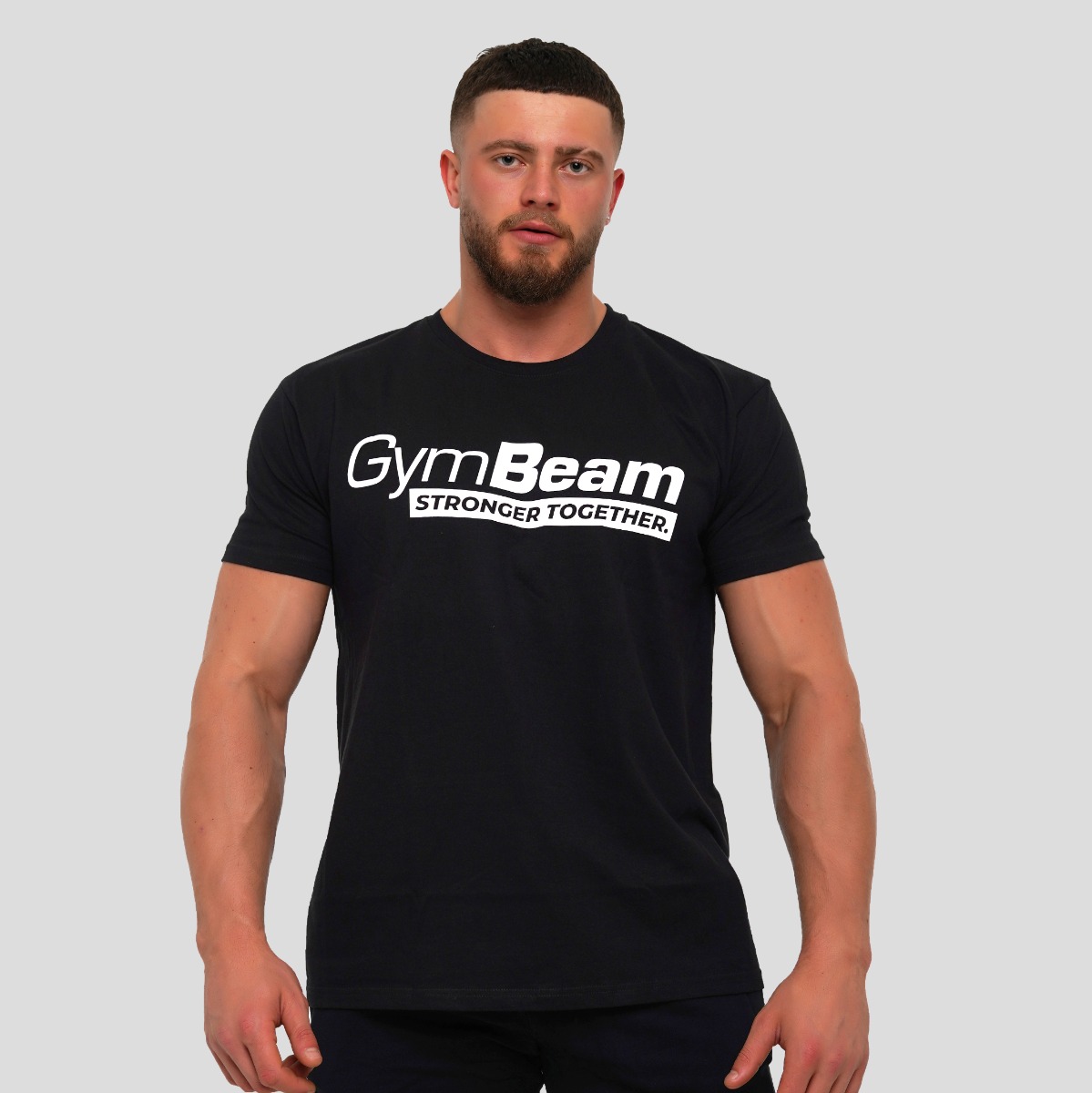 Stronger Together T-shirt Noir - GymBeam