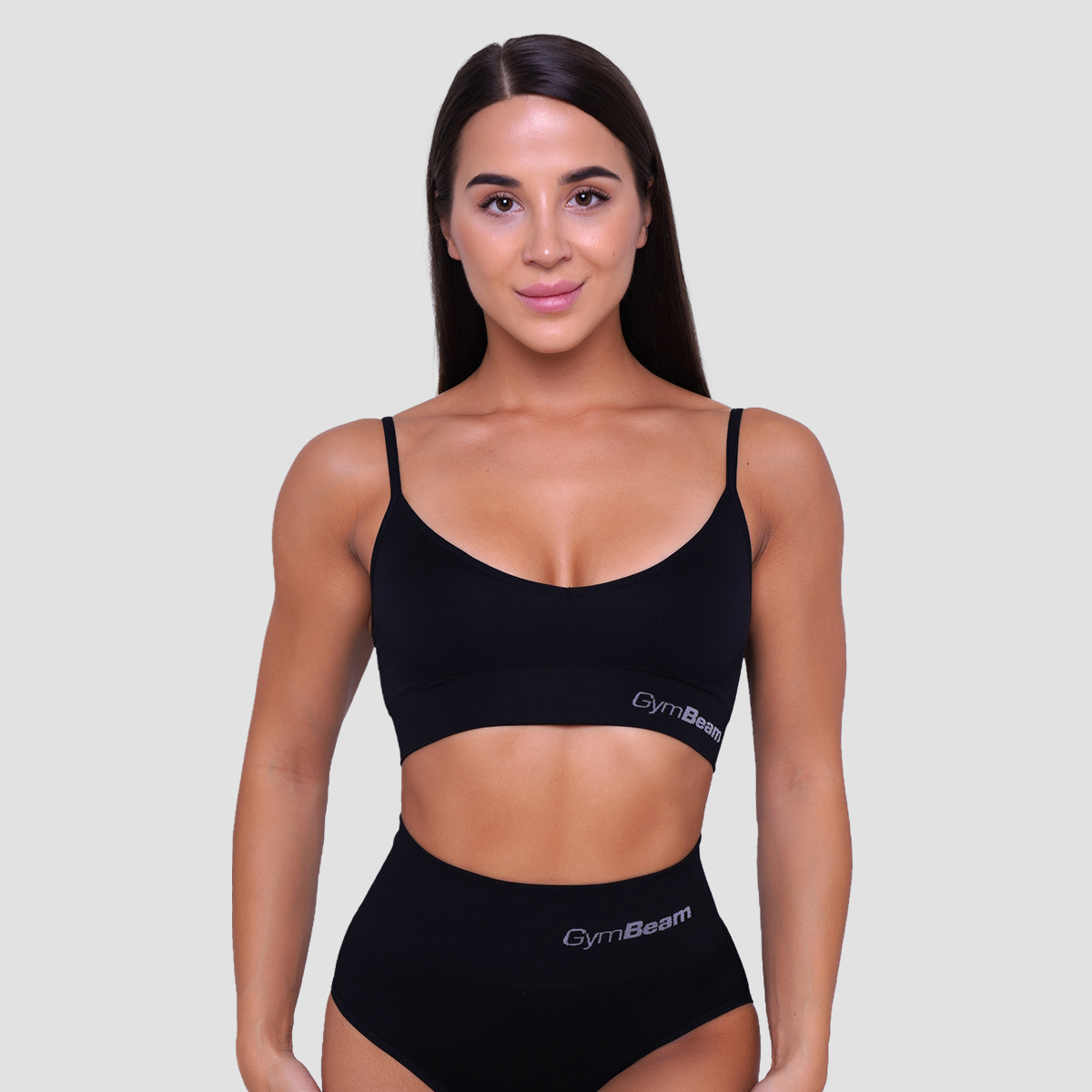 Triangle Bralette Noir - GymBeam