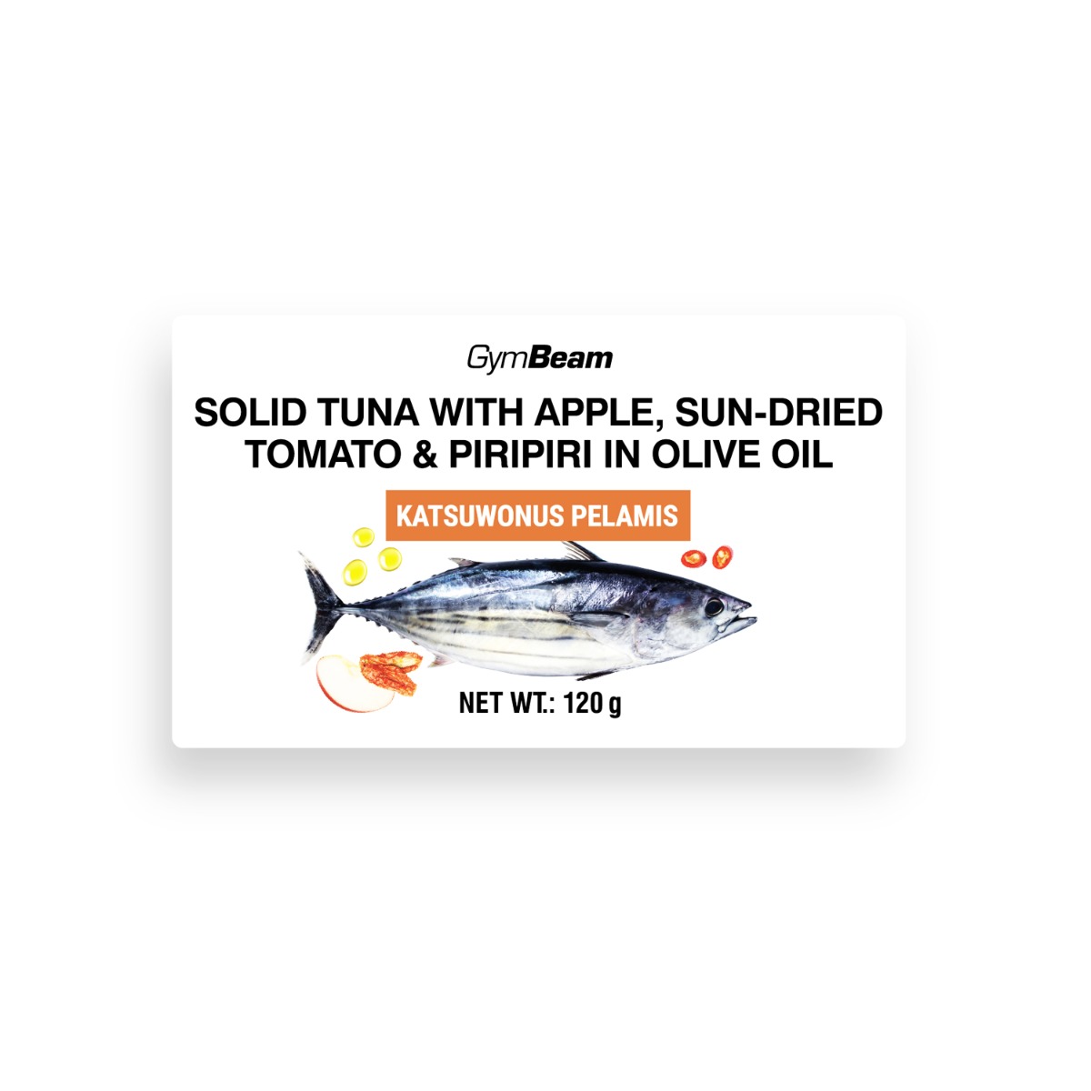 Thon à l'huile d'olive avec pomme, tomate séchée et piripiri – GymBeam.