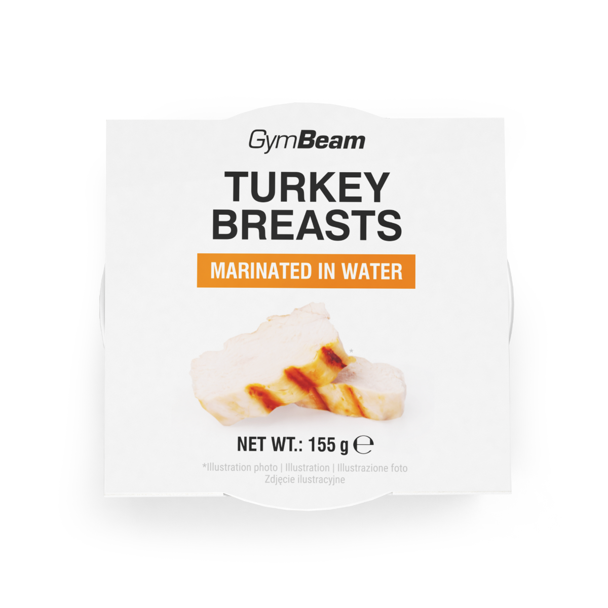 Dinde désossée, marinée dans l'eau - GymBeam.