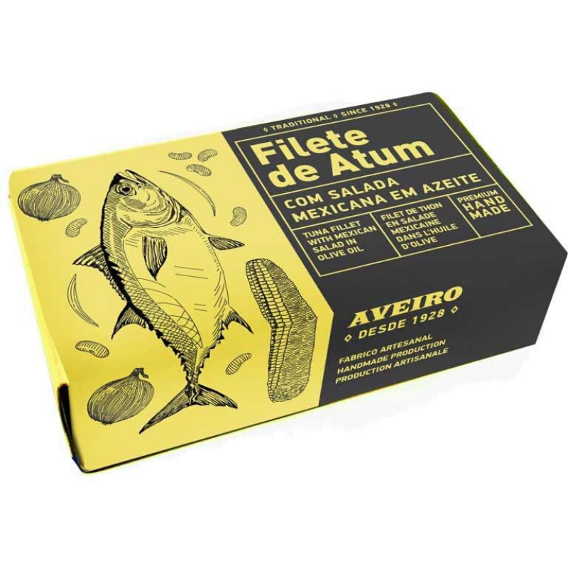 Tuna fillet in olive oil Mexican salad - Aveiro