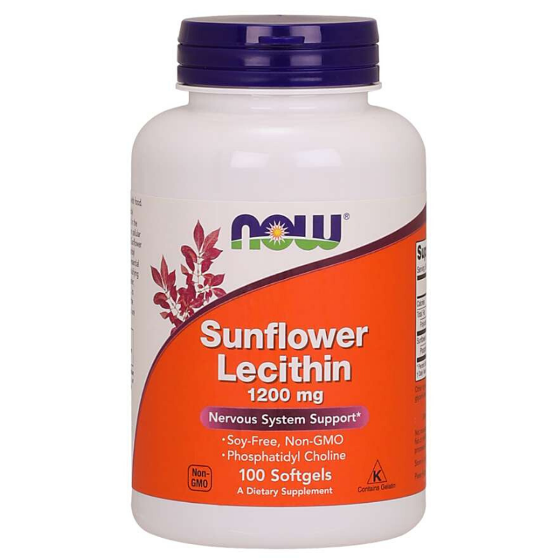 Lécithine de tournesol 1200mg - NOW Foods.