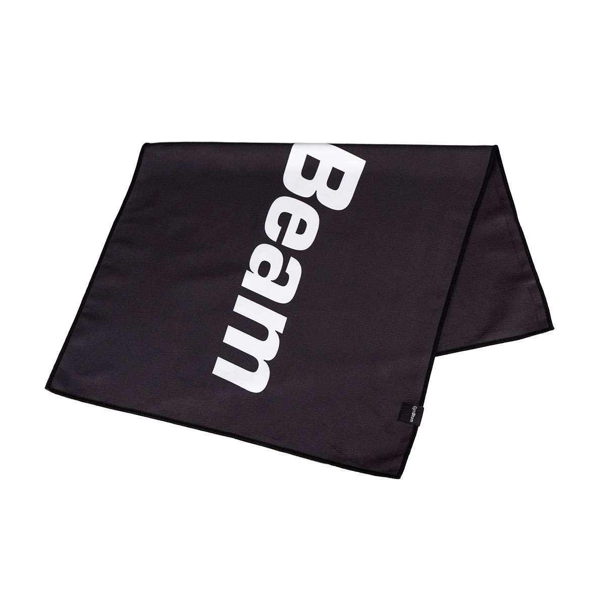 Serviette de sport compacte et à séchage rapide, noire - GymBeam.