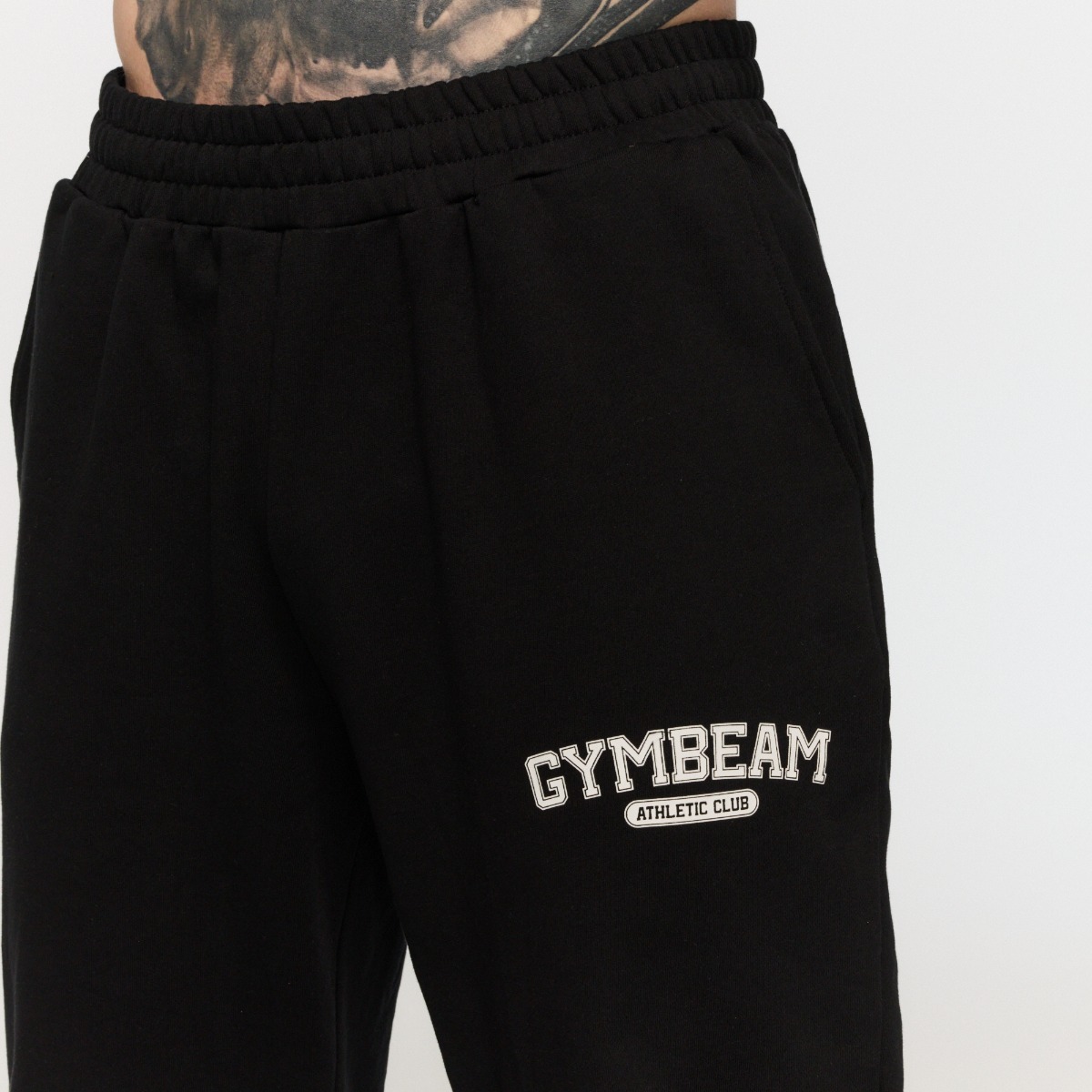 Pantalon de jogging Varsity, couleur noire - GymBeam.