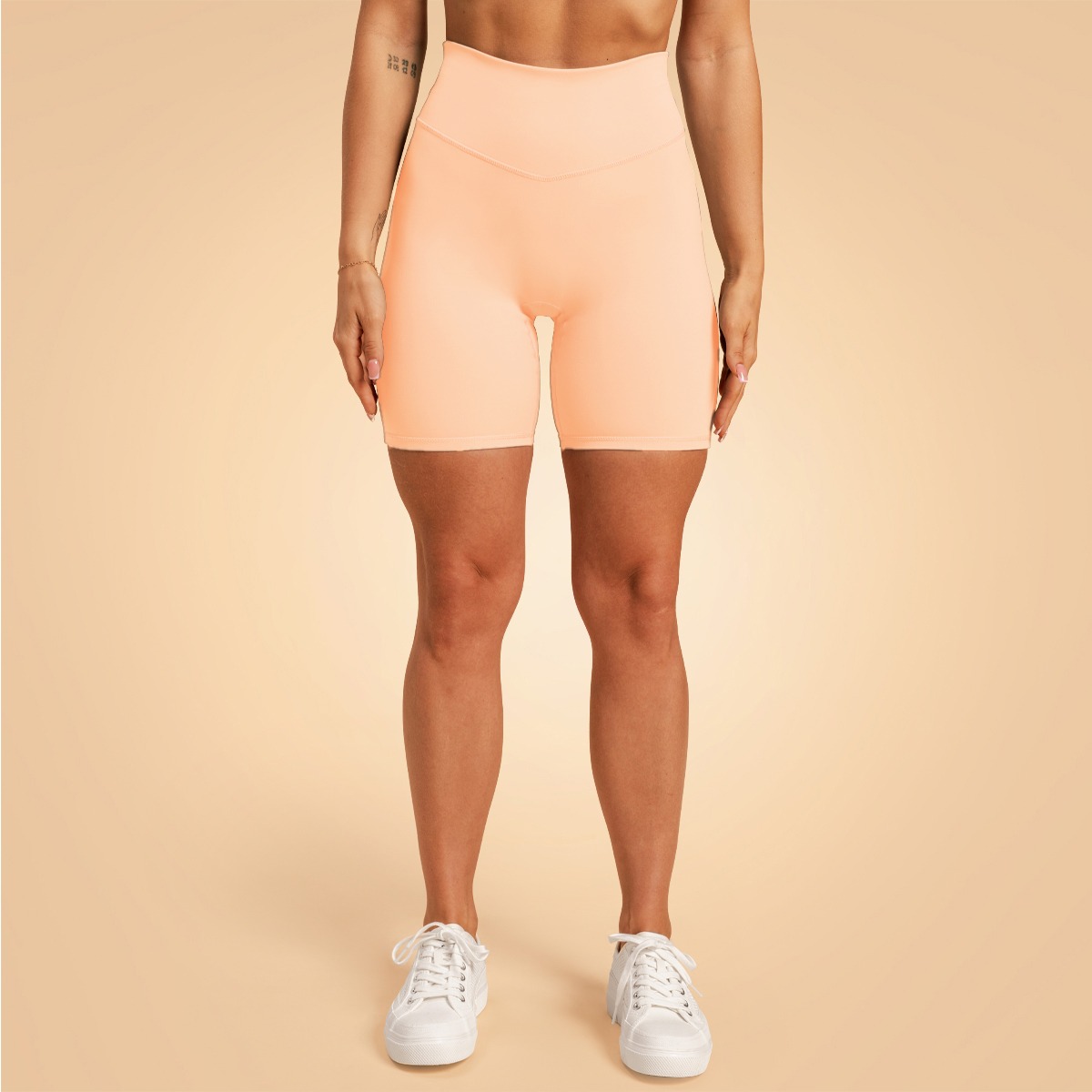 Shorts de sport Venture pour femmes – Couleur pêche – BeastPink.
