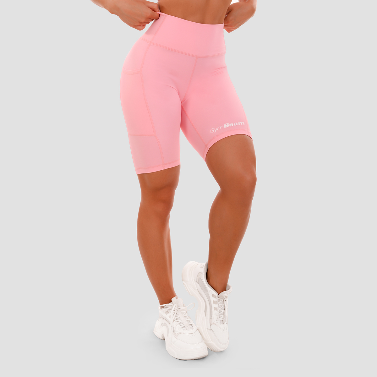 Shorts de vélo pour femmes, couleur rose - GymBeam.