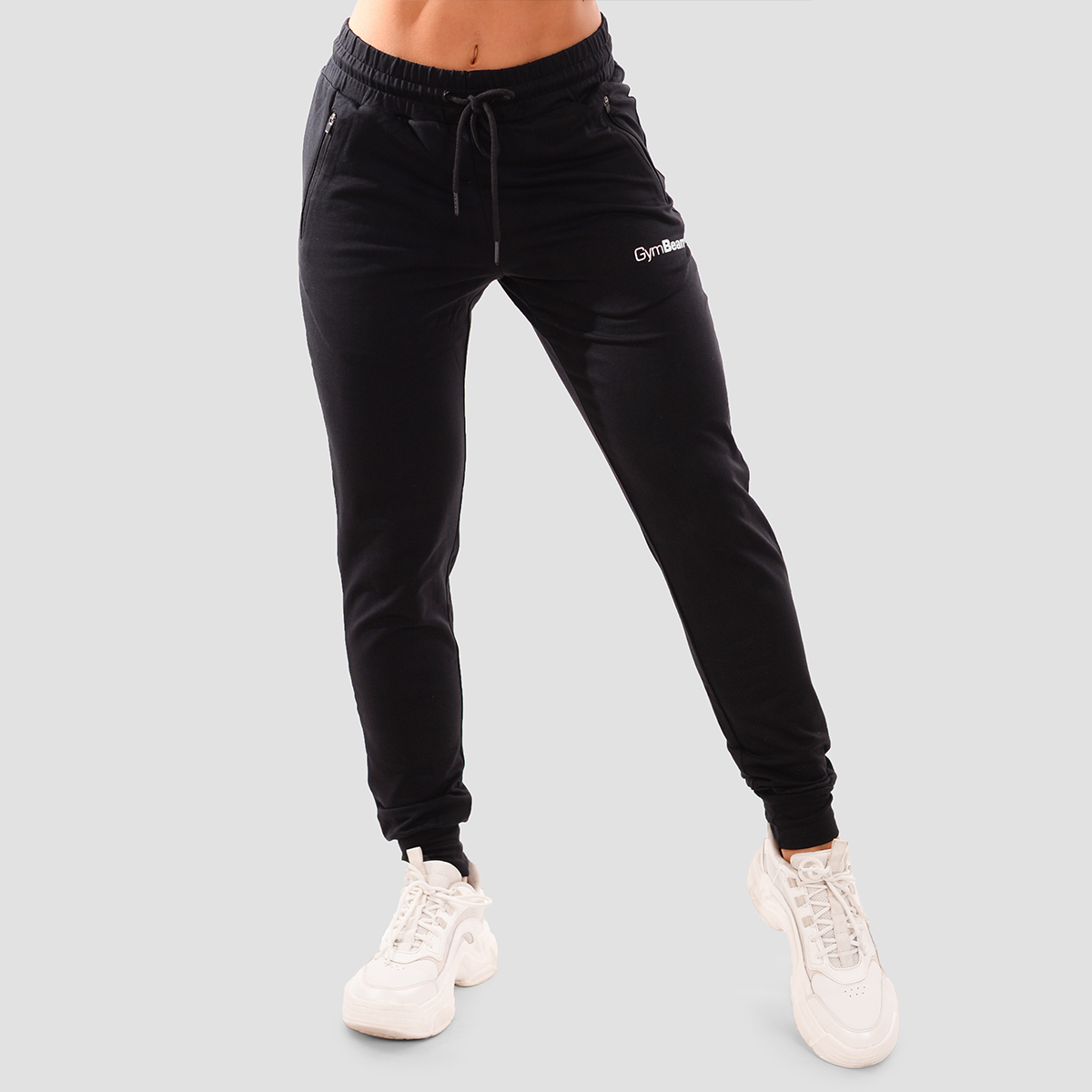 Pantalon de jogging TRN pour femmes, couleur noire - GymBeam.