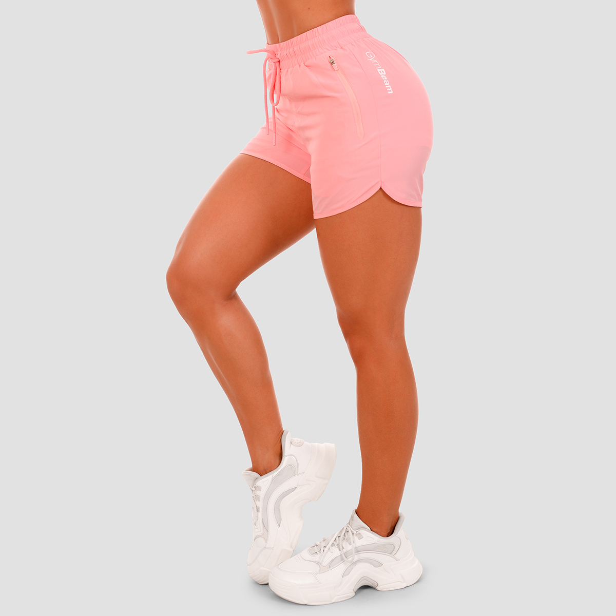 Shorts de sport TRN pour femmes, couleur rose - GymBeam.
