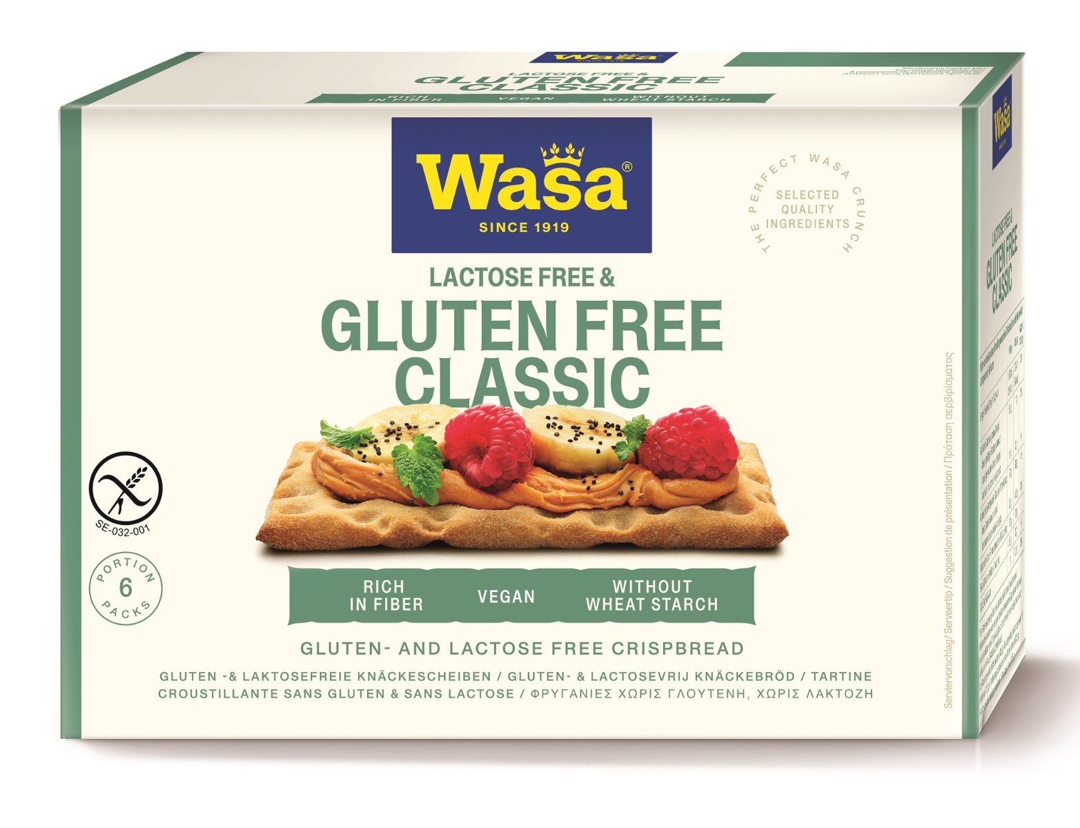 Crispbread Gluten & Lactose free - Wasa