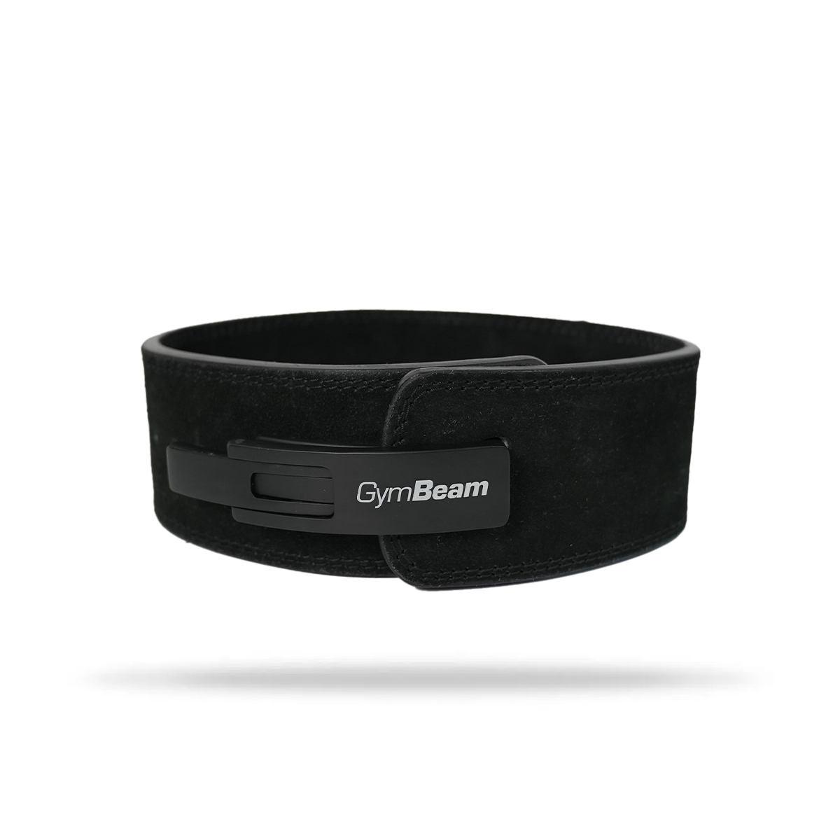 LEVER Ceinture de musculation noire/orange - GymBeam