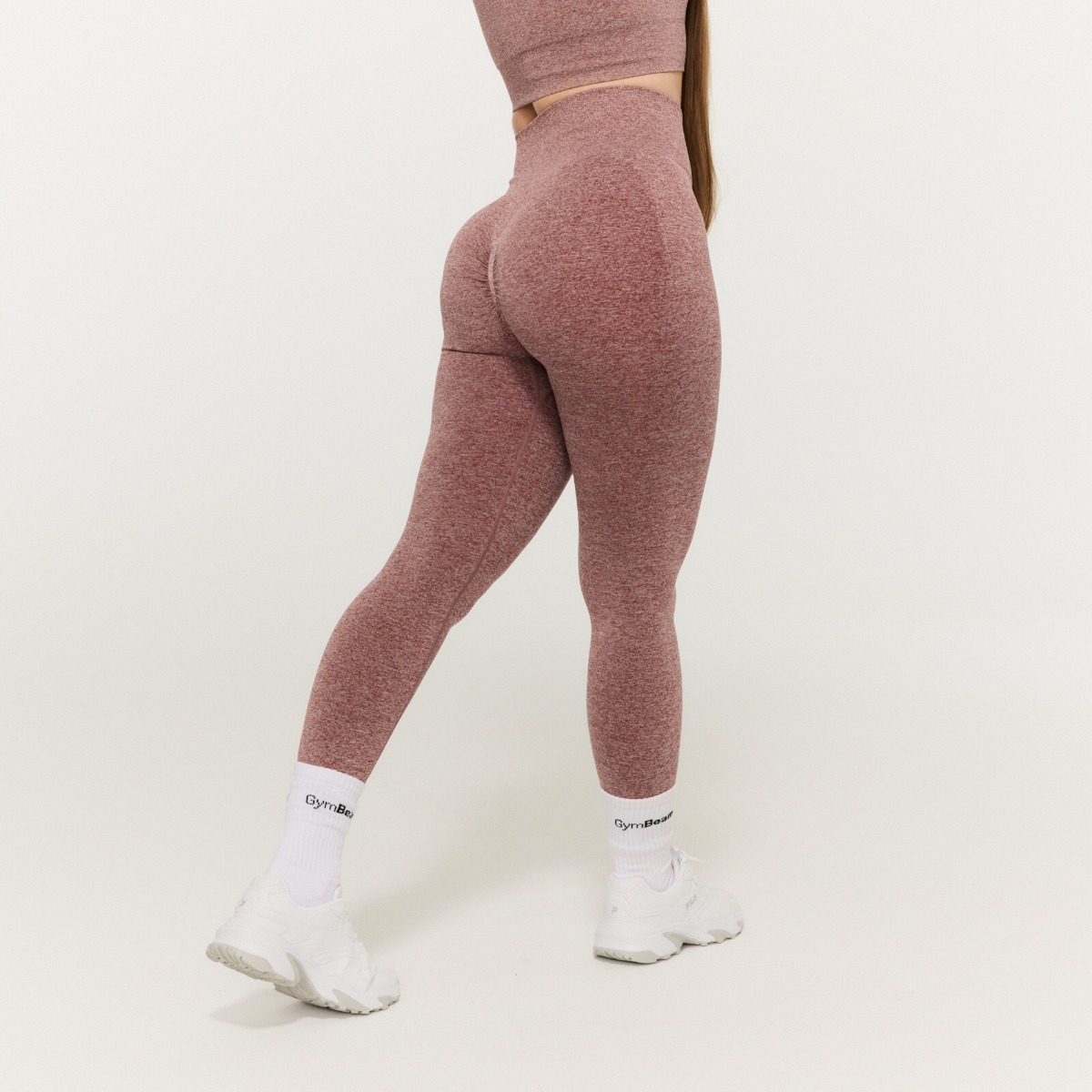 Leggings pour femmes FLO, couleur mauve – GymBeam.