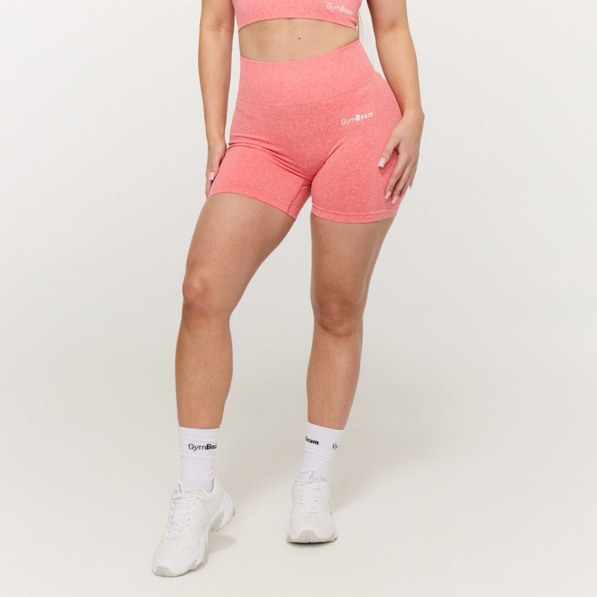 Shorts pour femmes FLO, couleur corail - GymBeam.