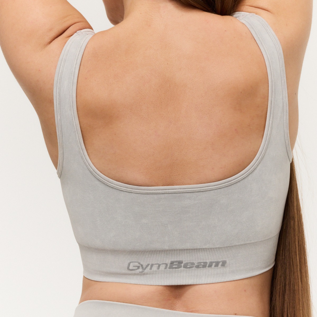 Soutien-gorge de sport Seamless gris - GymBeam