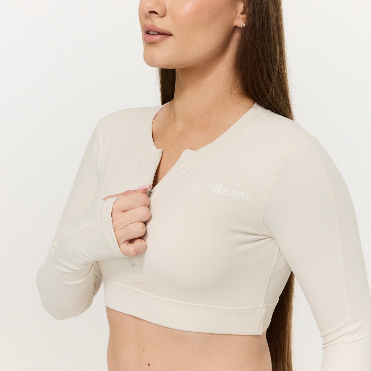 T-shirt de sport Prime pour femmes – Pearl – GymBeam.