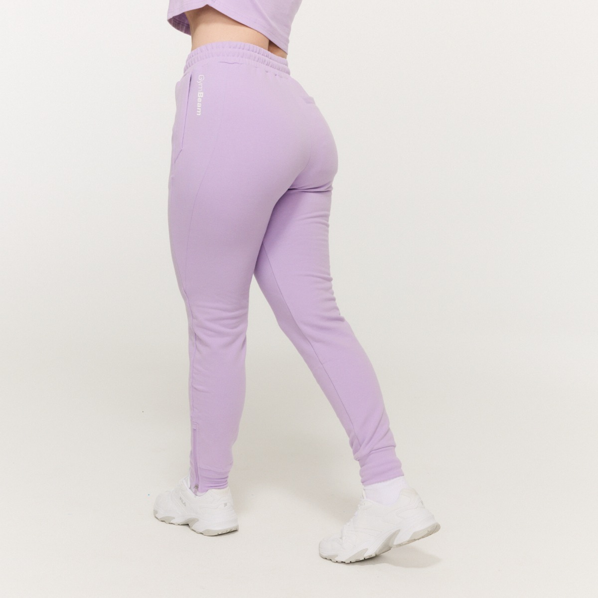 Pantalon de jogging femme Limitless, couleur lavande - GymBeam.