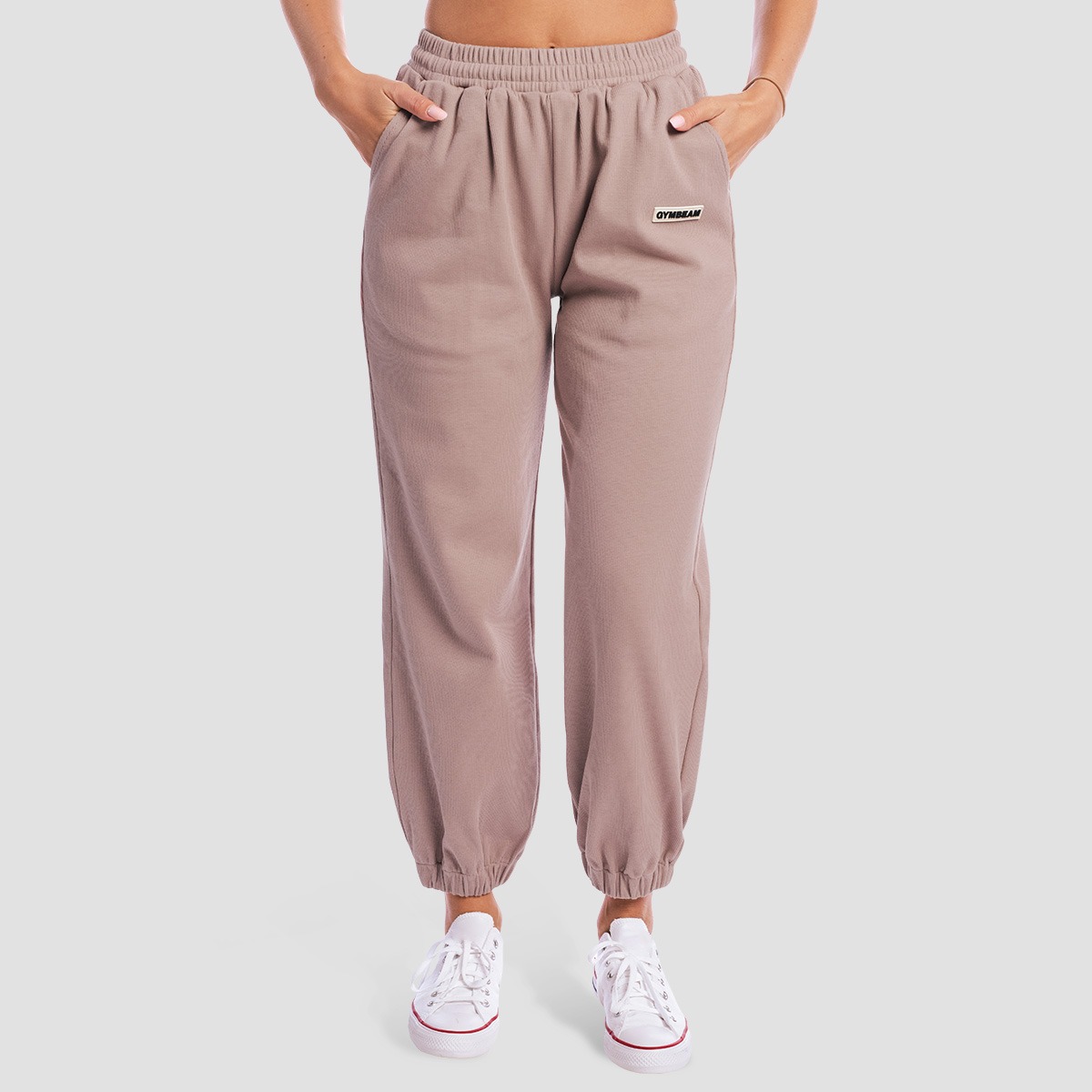 Femmes – Pantalon de jogging Aura, couleur roux – GymBeam.