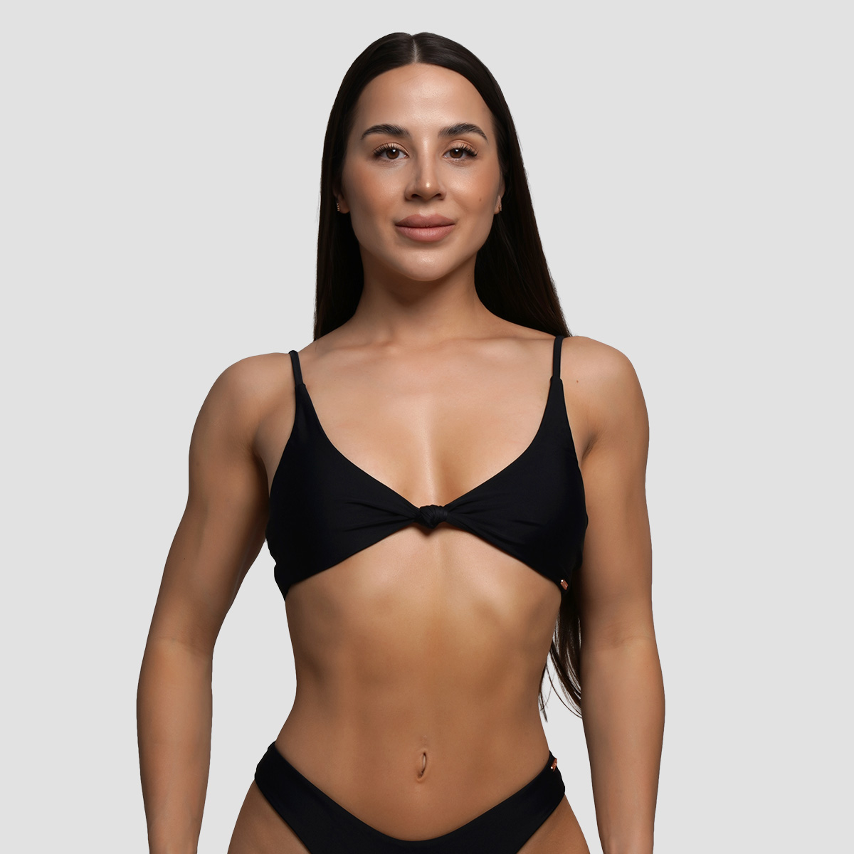 CURACAO - Soutien-gorge de maillot de bain deux pièces, couleur noire - GymBeam.
